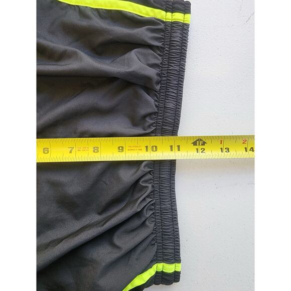 Nike Running Shorts Womens XS Neon Black Run Retro Lined Atheistic Performance - Picture 5 of 8